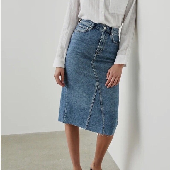 Rails Vintage Sapphire Denim Skirt - Picture 2 of 9